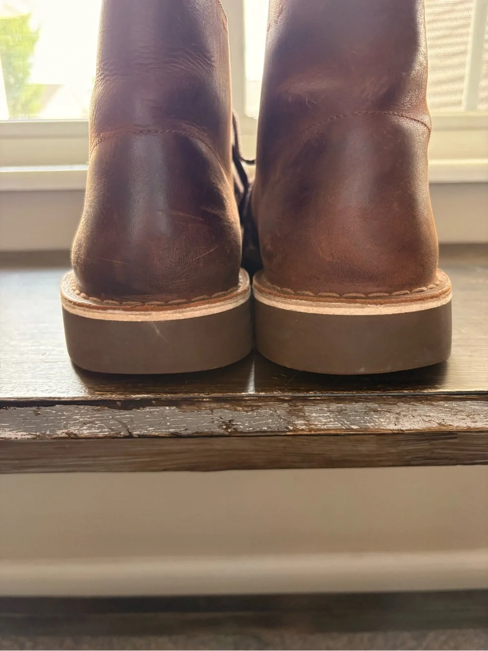 Clarks Men's Chestnut Leather Chukka Boots